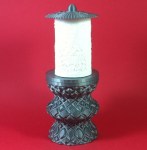 ΗΛΕΚΤΡΙΚΟ ΚΑΝΤΗΛΙ ΜΕ ΤΟΝ ΑΓΙΟ ΚΥΠΡΙΑΝΟ ΜΙΚΡΟ ΑΣΗΜΙ