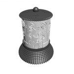 ΗΛΕΚΤΡΙΚΟ ΚΑΝΤΗΛΙ ΜΕ ΤΟΝ ΑΓΙΟ ΚΗΡΥΚΟ ΚΑΙ ΤΗΝ ΑΓΙΑ ΙΟΥΛΙΤΤΑ ΑΣΗΜΙ