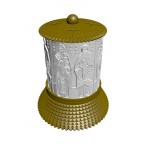 ΗΛΕΚΤΡΙΚΟ ΚΑΝΤΗΛΙ ΜΕ ΤΟΥΣ ΑΓΙΟΥΣ ΚΥΡΙΛΛΟ ΚΑΙ ΜΕΘΟΔΙΟ ΧΡΥΣΟ