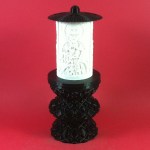 ΗΛΕΚΤΡΙΚΟ ΚΑΝΤΗΛΙ ΜΕ ΤΟΝ ΑΓΙΟ ΛΑΖΑΡΟ ΜΙΚΡΟ  ΜΑΥΡΟ