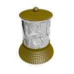 ΗΛΕΚΤΡΙΚΟ ΚΑΝΤΗΛΙ ΜΕ ΤΟΝ ΑΓΙΟ ΛΕΟΝΤΙΟ ΧΡΥΣΟ