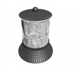 ΗΛΕΚΤΡΙΚΟ ΚΑΝΤΗΛΙ ΜΕ ΤΟΝ ΑΓΙΟ ΛΕΟΝΤΙΟ ΑΣΗΜΙ