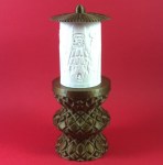 ΗΛΕΚΤΡΙΚΟ ΚΑΝΤΗΛΙ ΜΕ ΤΟΝ ΑΓΙΟ ΛΟΥΚΑ ΤΟΝ ΙΑΤΡΟ ΜΙΚΡΟ ΧΡΥΣΟ