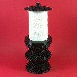 ΗΛΕΚΤΡΙΚΟ ΚΑΝΤΗΛΙ ΜΕ ΤΗΝ ΑΓΙΑ ΛΟΥΚΙΑ ΜΙΚΡΟ ΜΑΥΡΟ