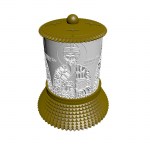 ΗΛΕΚΤΡΙΚΟ ΚΑΝΤΗΛΙ ΜΕ ΤΟΝ ΑΓΙΟ ΜΑΡΤΙΝΟ ΧΡΥΣΟ