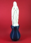 Άγαλμα Παναγίας σε καντήλι λάβαρο μπλε