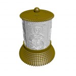 ΗΛΕΚΤΡΙΚΟ ΚΑΝΤΗΛΙ ΜΕ ΤΟΝ ΑΓΙΟ ΜΗΝΑ ΧΡΥΣΟ