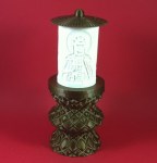 ΗΛΕΚΤΡΙΚΟ ΚΑΝΤΗΛΙ ΜΕ ΤΗΝ ΑΓΙΑ ΟΛΥΜΠΙΑΔΑ ΜΙΚΡΟ ΧΡΥΣΟ