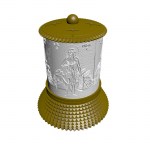 ΗΛΕΚΤΡΙΚΟ ΚΑΝΤΗΛΙ ΜΕ ΤΟΝ ΑΓΙΟ ΟΝΟΥΦΡΙΟ ΧΡΥΣΟ