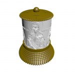 ΗΛΕΚΤΡΙΚΟ ΚΑΝΤΗΛΙ ΜΕ ΤΟΝ ΑΓΙΟ ΒΕΝΕΔΙΚΤΟ ΧΡΥΣΟ