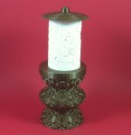 ΗΛΕΚΤΡΙΚΟ ΚΑΝΤΗΛΙ ΜΕ ΤΗΝ ΠΑΝΑΓΙΑ ΤΩΝ ΡΟΔΩΝ ΜΙΚΡΟ ΧΡΥΣΟ