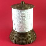 ΗΛΕΚΤΡΙΚΟ ΚΑΝΤΗΛΙ ΜΕ ΤΗΝ ΑΓΙΑ ΠΑΡΑΣΚΕΥΗ ΧΡΥΣΟ