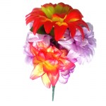 Μπουκέτα λουλούδια πολύχρωμα 35-45cm