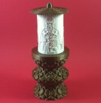 ΗΛΕΚΤΡΙΚΟ ΚΑΝΤΗΛΙ ΜΕ ΤΟΝ ΑΓΙΟ ΠΟΛΥΚΑΡΠΟ ΜΙΚΡΟ ΧΡΥΣΟ