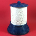 ΗΛΕΚΤΡΙΚΟ ΚΑΝΤΗΛΙ ΜΕ ΤΗΝ ΠΑΝΑΓΙΑ ΠΟΡΤΑΪΤΙΣΣΑ ΜΠΛΕ