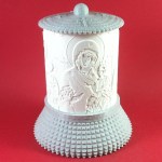 ΗΛΕΚΤΡΙΚΟ ΚΑΝΤΗΛΙ ΜΕ ΤΗΝ ΠΑΝΑΓΙΑ ΠΟΡΤΑΪΤΙΣΣΑ ΜΑΡΜΑΡΟ