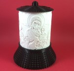 ΗΛΕΚΤΡΙΚΟ ΚΑΝΤΗΛΙ ΜΕ ΤΗΝ ΠΑΝΑΓΙΑ ΠΟΡΤΑΪΤΙΣΣΑ ΜΑΥΡΟ