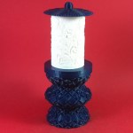 ΗΛΕΚΤΡΙΚΟ ΚΑΝΤΗΛΙ ΜΕ ΤΗΝ ΠΑΝΑΓΙΑ ΤΩΝ ΡΟΔΩΝ ΜΙΚΡΟ ΜΠΛΕ