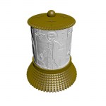 ΗΛΕΚΤΡΙΚΟ ΚΑΝΤΗΛΙ ΜΕ ΤΟΝ ΑΓΙΟ ΡΟΔΟΠΙΑΝΟ ΧΡΥΣΟ