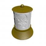 ΗΛΕΚΤΡΙΚΟ ΚΑΝΤΗΛΙ ΜΕ ΤΗΝ ΑΓΙΑ ΣΑΛΩΜΗ ΧΡΥΣΟ