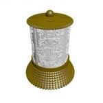 ΗΛΕΚΤΡΙΚΟ ΚΑΝΤΗΛΙ ΜΕ ΤΟΝ ΑΓΙΟ ΣΕΡΑΦΕΙΜ ΧΡΥΣΟ