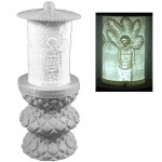 ΗΛΕΚΤΡΙΚΟ ΚΑΝΤΗΛΙ ΜΕ ΤΟΝ ΑΓΙΟ ΣΕΒΑΣΤΙΑΝΟ ΜΙΚΡΟ ΜΑΡΜΑΡΟ