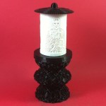 ΗΛΕΚΤΡΙΚΟ ΚΑΝΤΗΛΙ ΜΕ ΤΟΝ ΑΓΙΟ ΣΩΦΡΟΝΙΟ ΜΙΚΡΟ ΜΑΥΡΟ