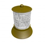 ΗΛΕΚΤΡΙΚΟ ΚΑΝΤΗΛΙ ΜΕ ΤΗΝ ΣΤΑΥΡΟΠΡΟΣΚΥΝΗΣΗ ΧΡΥΣΟ