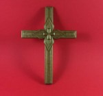 ΣΤΑΥΡΟΣ ΠΛΑΣΤΙΚΟΣ ΜΕ ΛΟΥΛΟΥΔΙ  15Χ11 ΟΣΤΕΟΦΥΛΑΚΕΙΟΥ ΧΡΥΣΟ