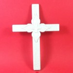 ΣΤΑΥΡΟΣ ΠΛΑΣΤΙΚΟΣ ΜΕ ΛΟΥΛΟΥΔΙ  15Χ11 ΟΣΤΕΟΦΥΛΑΚΕΙΟΥ ΜΑΡΜΑΡΟ