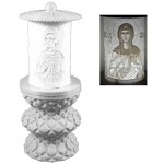 ΗΛΕΚΤΡΙΚΟ ΚΑΝΤΗΛΙ ΜΕ ΤΗΝ ΑΓΙΑ ΤΑΤΙΑΝΗ ΜΙΚΡΟ ΜΑΡΜΑΡΟ