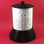 ΗΛΕΚΤΡΙΚΟ ΚΑΝΤΗΛΙ ΜΕ ΤΟΝ ΑΓΙΟ ΘΕΜΙΣΤΟΚΛΗ ΜΑΥΡΟ