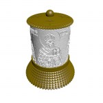 ΗΛΕΚΤΡΙΚΟ ΚΑΝΤΗΛΙ ΜΕ ΤΟΝ ΑΓΙΟ ΘΕΟΔΟΤΟ ΧΡΥΣΟ