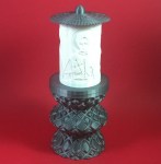 ΗΛΕΚΤΡΙΚΟ ΚΑΝΤΗΛΙ ΜΕ ΤΟΝ ΑΓΙΟ ΤΡΙΑΝΤΑΦΥΛΛΟ ΜΙΚΡΟ ΑΣΗΜΙ