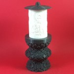 ΗΛΕΚΤΡΙΚΟ ΚΑΝΤΗΛΙ ΜΕ ΤΟΝ ΑΓΙΟ ΤΡΙΑΝΤΑΦΥΛΛΟ ΜΙΚΡΟ ΓΚΡΙ