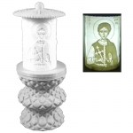 ΗΛΕΚΤΡΙΚΟ ΚΑΝΤΗΛΙ ΜΕ ΤΟΝ ΑΓΙΟ ΤΡΙΑΝΤΑΦΥΛΛΟ ΜΙΚΡΟ ΜΑΡΜΑΡΟ