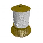 ΗΛΕΚΤΡΙΚΟ ΚΑΝΤΗΛΙ ΜΕ ΤΟΝ ΑΓΙΟ ΤΡΥΦΩΝΑ ΧΡΥΣΟ