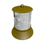 ΗΛΕΚΤΡΙΚΟ ΚΑΝΤΗΛΙ ΜΕ ΤΟΝ ΑΓΙΟ ΒΑΡΝΑΒΑ ΧΡΥΣΟ