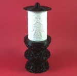 ΗΛΕΚΤΡΙΚΟ ΚΑΝΤΗΛΙ ΜΕ ΤΗΝ ΑΓΙΑ ΒΑΡΒΑΡΑ ΜΙΚΡΟ ΜΑΥΡΟ