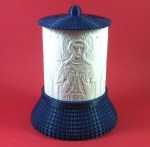 ΗΛΕΚΤΡΙΚΟ ΚΑΝΤΗΛΙ ΜΕ ΤΗΝ ΑΓΙΑ ΒΑΡΒΑΡΑ ΜΠΛΕ