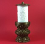 ΗΛΕΚΤΡΙΚΟ ΚΑΝΤΗΛΙ ΜΕ ΤΗΝ ΑΓΙΑ ΒΑΡΒΑΡΑ ΜΙΚΡΟ ΧΡΥΣΟ