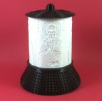 ΗΛΕΚΤΡΙΚΟ ΚΑΝΤΗΛΙ ΜΕ ΤΟΝ ΑΓΙΟ ΧΑΡΑΛΑΜΠΟ ΜΑΥΡΟ