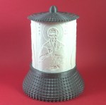 ΗΛΕΚΤΡΙΚΟ ΚΑΝΤΗΛΙ ΜΕ ΤΟΝ ΑΓΙΟ ΧΑΡΑΛΑΜΠΟ ΑΣΗΜΙ