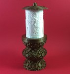 ΗΛΕΚΤΡΙΚΟ ΚΑΝΤΗΛΙ ΜΕ ΤΟΝ ΑΓΙΟ ΧΑΡΑΛΑΜΠΟ ΜΙΚΡΟ ΧΡΥΣΟ