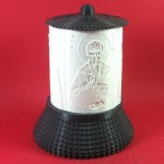 ΗΛΕΚΤΡΙΚΟ ΚΑΝΤΗΛΙ ΜΕ ΤΟΝ ΑΓΙΟ ΧΑΡΑΛΑΜΠΟ ΓΚΡΙ