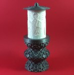 ΗΛΕΚΤΡΙΚΟ ΚΑΝΤΗΛΙ ΜΕ ΤΟΝ ΑΓΙΟ ΧΑΡΑΛΑΜΠΟ ΜΙΚΡΟ ΑΣΗΜΙ