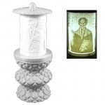 ΗΛΕΚΤΡΙΚΟ ΚΑΝΤΗΛΙ ΜΕ ΤΟΝ ΑΓΙΟ ΧΑΡΑΛΑΜΠΟ ΜΙΚΡΟ ΜΑΡΜΑΡΟ