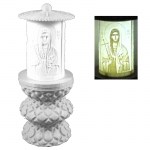 ΗΛΕΚΤΡΙΚΟ ΚΑΝΤΗΛΙ ΜΕ ΤΗΝ ΑΓΙΑ ΧΑΡΙΚΛΕΙΑ ΜΙΚΡΟ ΜΑΡΜΑΡΟ