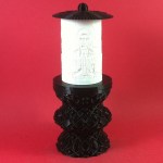 ΗΛΕΚΤΡΙΚΟ ΚΑΝΤΗΛΙ ΜΕ ΤΗΝ ΑΓΙΑ ΧΡΥΣΑΝΘΗ ΜΙΚΡΟ ΜΑΥΡΟ