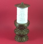 ΗΛΕΚΤΡΙΚΟ ΚΑΝΤΗΛΙ ΜΕ ΤΗΝ ΑΓΙΑ ΧΡΙΣΤΙΝΑ ΜΙΚΡΟ ΧΡΥΣΟ